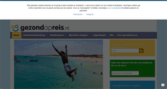 Desktop Screenshot of gezondopreis.nl