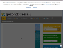 Tablet Screenshot of gezondopreis.nl